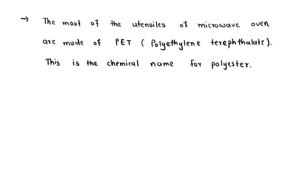 SOLVED collect information about the plastic used in production of