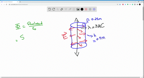 it was shown in example 2110 section 215 that the electric field due to ...
