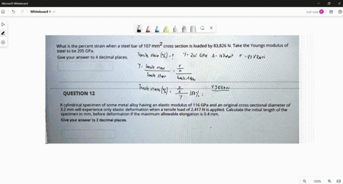 what-is-the-percent-strain-when-steel-bar-of-107-mm-cross-section-loaded-by-83826-n-take-the-youngs-modulus-of-steel-to-be-205-gpa-give-your-answer-0-deciral-places_-question-12-cylindrical-89987