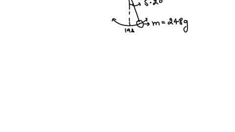 a-248-g-ball-is-tied-to-a-string-it-is-pulled-to-an-angle-of-520-and-released-to-swing-as-a-pendulum-a-student-with-a-stopwatch-finds-that-13-oscillations-take-190-s-how-long-is-the-string