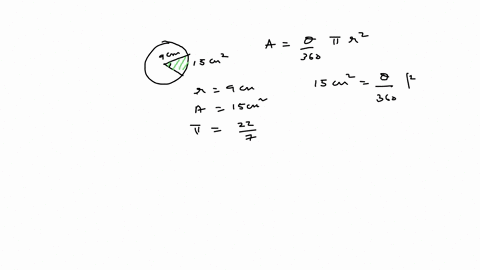 a-sector-of-a-circle-of-radius-9cm-has-an-area-of-scm_-find-the-central-angle-of-the-sector-do-not-round-any-intermediate-computations-round-your-answer-to-the-nearest-tenth-radians-x-5-73543