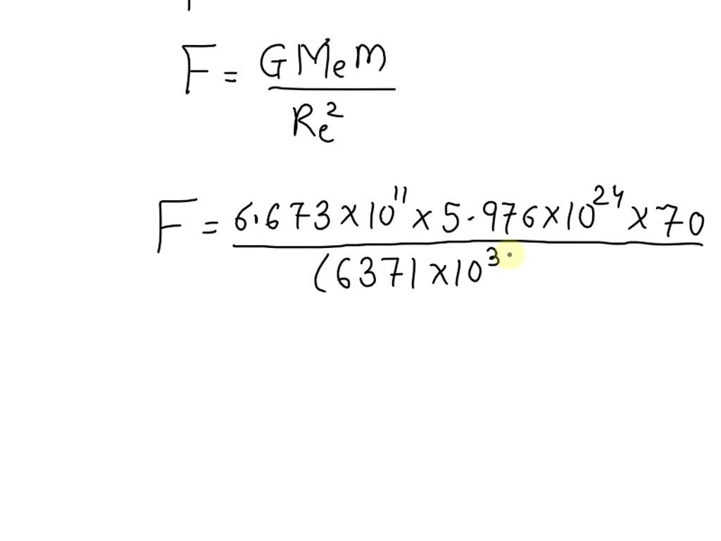 Calculating weight