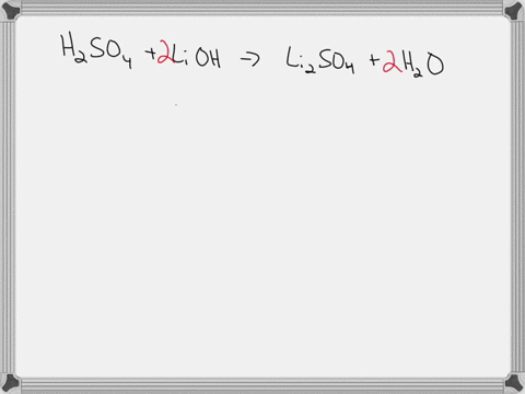 sulfuric-acid-1000-ml-was-titrated-with-standardized-lithium-hydroxide-0270-m-if-356-ml-of-lioh-was-used-to-neutralize-the-acid-what-was-the-molar-concentration-of-the-sulfuric-acid-i-need-m-57895