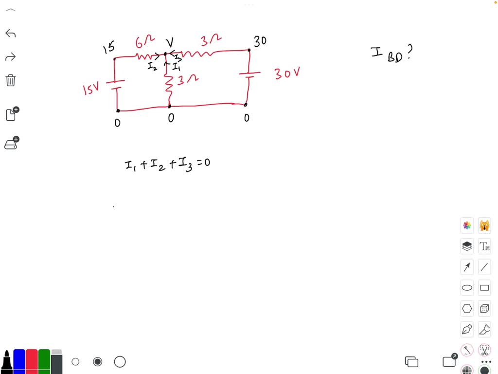'in the circuit shown in the figure find the current in branch ab of ...