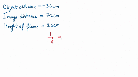 the-image-of-a-candle-flame-place-at-a-distance-of-36-cm-from-a-spherical-lens-is-formed-on-a-screen-place-at-a-distance-of-72-cm-from-the-lens-identify-the-type-of-lense-and-calculate-its-f-18946