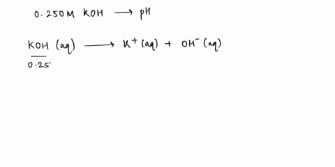 what-is-the-ph-of-a-0250-m-solution-of-koh-57253