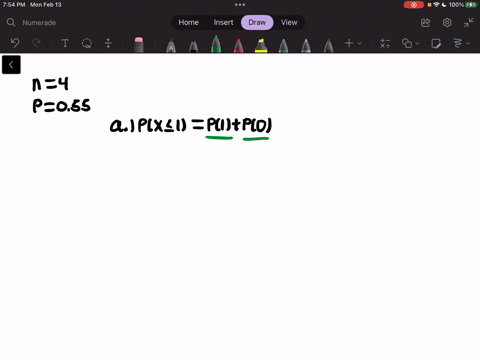 use-the-binomial-formula-to-calculate-the-following-probabilities-for-an-experiment-in-which-n-4-and-p-055-a-the-probability-that-x-is-at-most-b-the-probability-that-x-is-at-least-3-c-the-pr-74571