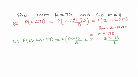 a-set-of-final-examination-grades-in-an-introductory-statistics-course-is-normally-distributed-with-a-mean-0f-73-and-a-standard-deviation-of-8-4-what-is-the-probability-of-getting-a-grade-of-60613