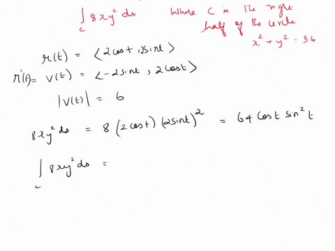 evaluate-the-line-integral-sxy-ds-where-c-is-the-right-half-of-the-circle-x2-y2-36-72673