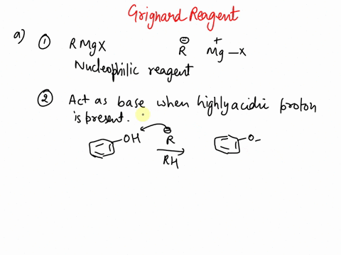 a-what-is-grignard-reagent-list-out-three-characteristics-of-grignard-reagent-marks-b-use-2-chloropropane-write-chemical-equation-for-the-formation-of-the-grignard-reagent-marks-c-use-the-gr-27151