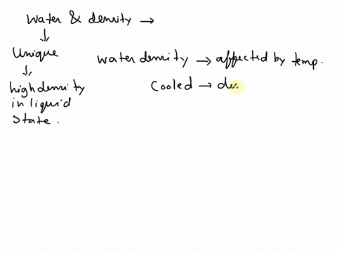 what-is-special-about-water-and-density-80497