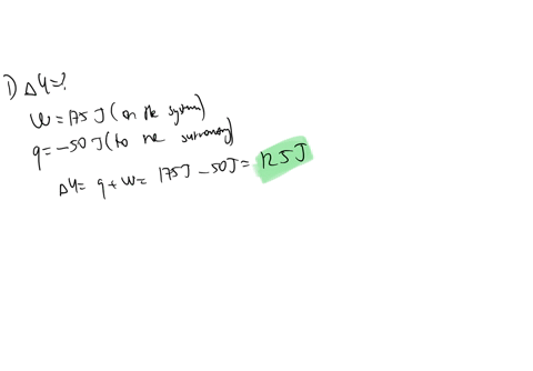 1-find-the-change-in-internal-energy-when-175-j-of-work-is-done-on-a-system-that-evolves-50-j-of-heat-to-surroundings-2-find-the-change-in-internal-energy-when-a-gas-absorbs-28-kj-of-heat-an-80474