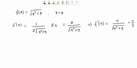 find-the-equation-of-the-tangent-line-to-the-graph-of-the-given-function-at-the-given-value-of-x-fx-vx2-9-x-4-47379