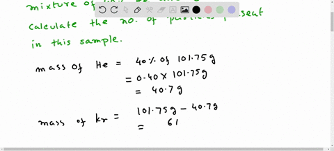 a-sample-that-weighs-10175-g-is-a-mixture-of-40-helium-atoms-and-60-krypton-atoms-part-a-how-many-parlicles-are-prosent-in-the-sample-express-your-answer-using-two-signllicant-figures-azd-n-75138
