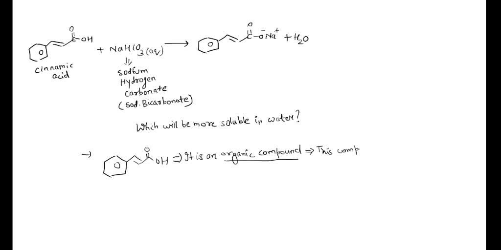 SOLVED: Acid-base extractions work by altering the solubility of ...