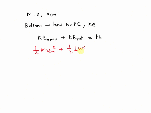 a-hollow-sphere-and-a-hollow-cylinder-of-the-same-radius-and-mass-roll-up-an-incline-without-slipping-and-have-the-same-initial-center-of-mass-velocity-which-object-reaches-a-greater-height-00968
