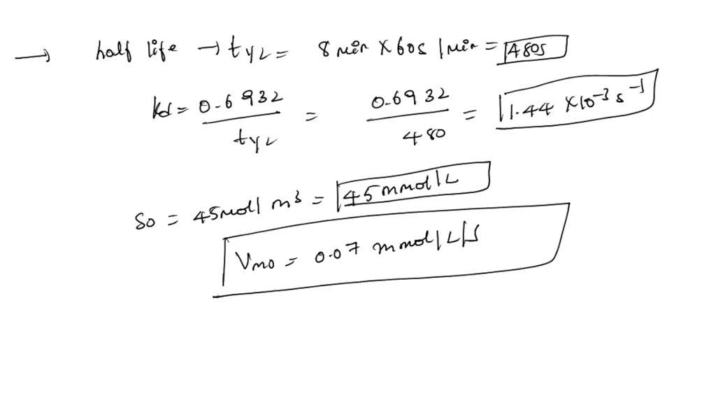 SOLVED 12.10 Enzyme Reaction and Deactivation Lipase is being