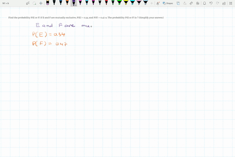 find-the-probability-pe-or-f-if-e-and-f-are-mutually-exclusive-pe-034-and-pf-047-a-the-probability-pe-or-f-is-simplify-your-answer-65018