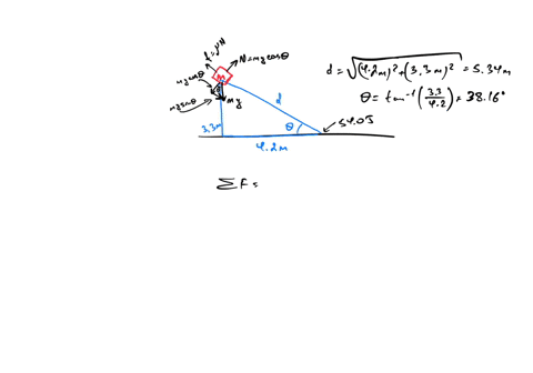 a-box-with-a-weight-of-mg-25-n-is-placed-at-the-top-of-a-ramp-and-released-from-rest-the-ramp-measures-420-meters-horizontally-and-330-meters-vertically-the-box-accelerates-down-the-incline-67645