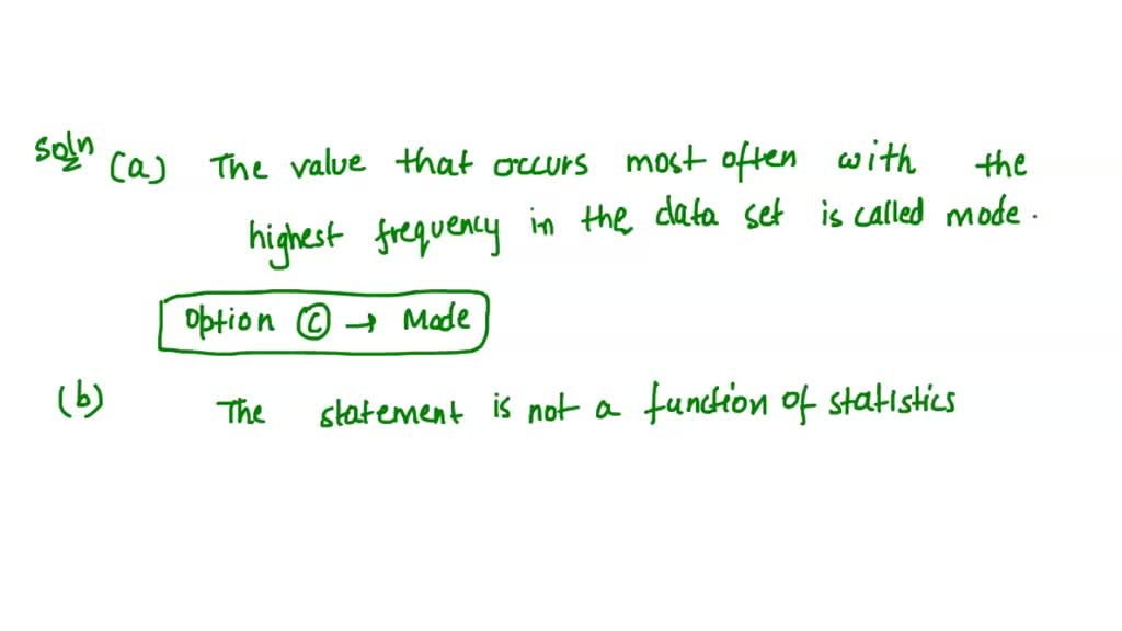 solved-12-the-value-that-occurs-most-often-with-the-highest-frequency