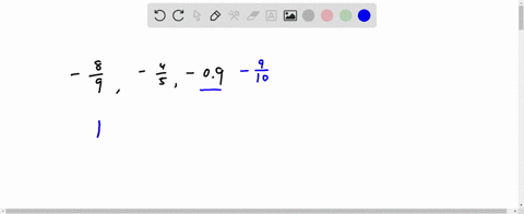 write-each-set-of-numbers-in-order-from-least-to-greatest-frac89-frac45-09-23958
