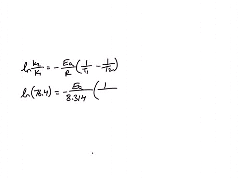 given-the-same-reactant-concentrations-the-reaction-cog-cl2g-cocl2g-at-243-c-is-764-times-as-fast-as-the-same-reaction-at-157-c-calculate-the-activation-energy-for-this-reaction-assume-that-31046