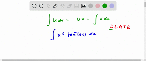 if-you-were-to-solve-this-using-integration-by-parts-what-should-you-choose-for-your-u-and-d-v-x-6-arctan-9-x-d-x-u-d-v