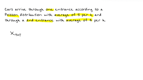 a-parking-lot-has-two-entrances-cars-arrive-at-entrance-i-according-to-a-poisson-distribution-at-an-average-of-five-per-hour-and-at-entrance-ii-according-to-a-poisson-distribution-at-an-aver-41332