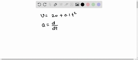 the-velocity-of-a-body-depends-on-time-according-to-the-equation-v-20-01t2-the-body-is-undergoing-a-uniform-acceleration-b-uniform-retardation-c-non-uniform-acceleration-d-zero-acceleration