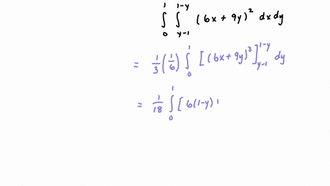 suppose-r-is-the-triangle-with-vertices-1001-and-10-a-as-an-iterated-integral-r6x9y2dab-from-ad-from-c6x9y2dxdy-with-limits-of-integration-a-0-b-1-c-y-1-d-1-y-b-evaluate-the-integral-in-part-a-hint-su