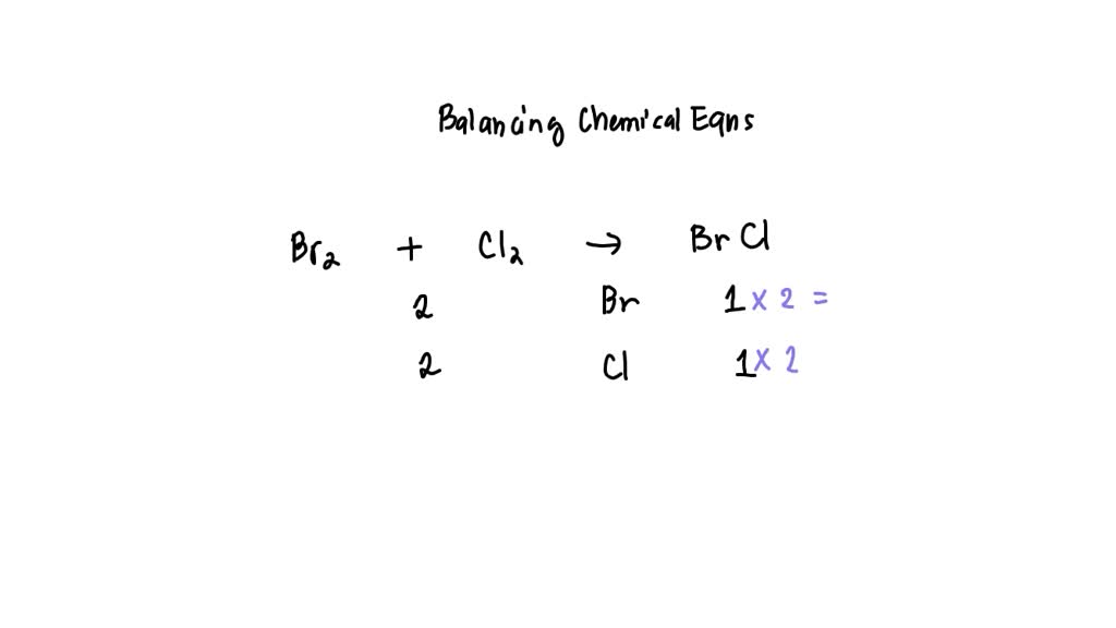 SOLVED When the following molecular equation is balanced using the