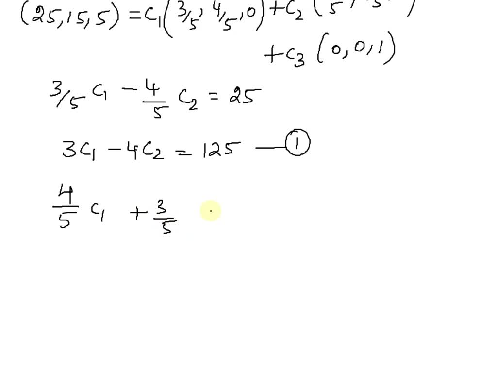 SOLVED: Use The Dot Product Formula To Find The B-coordinates For X In ...