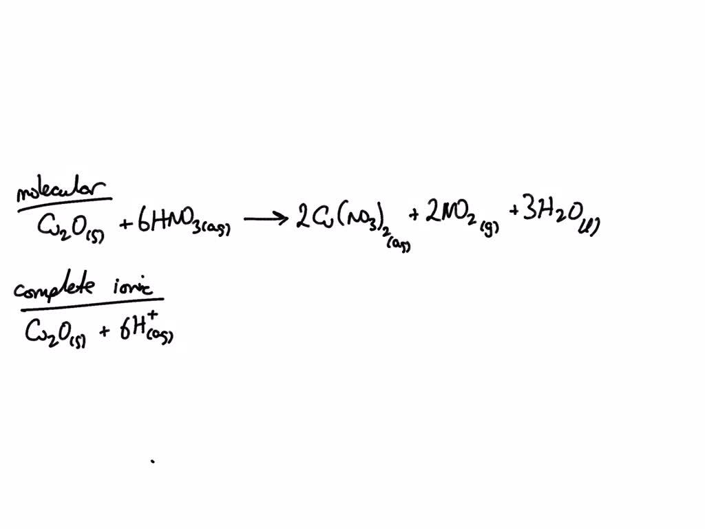 Solved: I Am Required To Find The Molecular Equation, Ionic Equation 