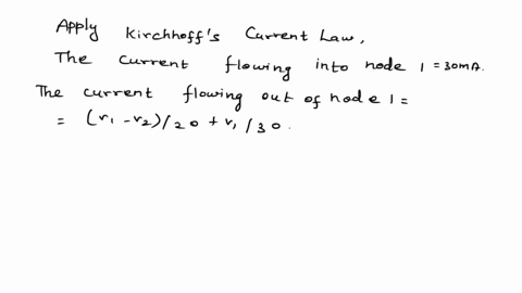 p-42-3-the-encircled-numbers-in-the-circuit-shown-in-figure-p-42-3-are-node-numbers-determine-the-values-of-the-corre-sponding-node-voltages-vi-and-v2-30ma-20-ww-30-ww-ww-459-figure-p-42-3-84927