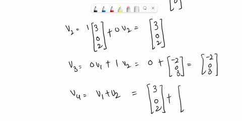 2-list-five-vectors-in-span-v1vz-for-each-vector-show-the-weights-on-v1-and-vz-used-generate-the-vector-and-list-the-three-entries-of-the-vector-do-not-make-sketch-59476