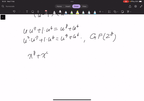 problem-2-in-aes-g-fleft28right-is-defined-as-an-extension-field-of-z_2-by-using-the-irreducible-polynomial-x8x4x3x1-now-assume-that-u-notin-z_2-is-a-root-of-this-polynomial-perform-the-following-mult