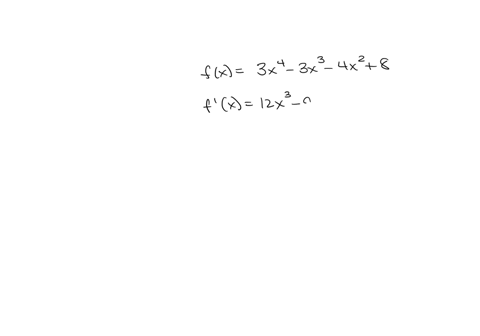for-function-fx-3x4-3x3-4x28-find-f0-and-f8