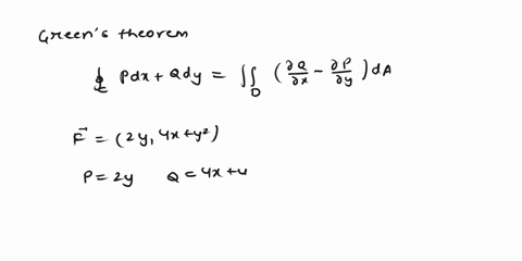 find-the-work-done-by-the-given-force-field-for-an-object-moving-across-a-path-that-is-the-boundary-of-region-bounded-by-the-upper-semicircle-centered-at-the-origin-with-radius-2-and-the-x-a-57149