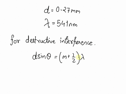 in-a-youngs-double-slit-experiment-the-separation-of-the-slits-is-027-mm-the-wavelength-of-the-light-is-541-nm-determine-the-angle-at-which-the-third-dark-fringe-out-from-the-centre-occurs-g-85262