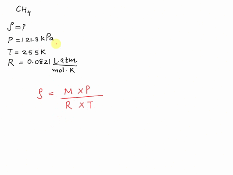 what-is-the-density-of-methane-ch4-in-a-vessel-where-the-pressure-is-1213-kpa-and-the-temperature-is-255k-use-r00821-latmmolk-1-atm-1013-kpa-46874
