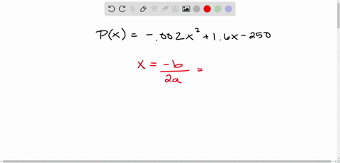 solve-the-problem_-the-profit-that-the-vendor-makes-per-day-by-selling-x-pretzels-is-given-by-the-function-px-0002x2-16x-250-find-the-number-of-pretzels-that-must-be-sold-to-maximize-profit-44098