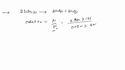 what-mass-of-kclo3-must-be-decomposed-to-produce-126-l-of-oxygen-gas-at-133-c-and-0880-atm-89274