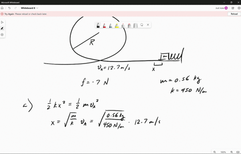 as-shown-in-the-figure_-0560-kg-object-pushed-gainst-horizonta-spring-of-negligible-mass-until-the-spring-compressed-distance-the-force-constant-of-the-spring-is-450-nlm-when-it-is-released_-53034