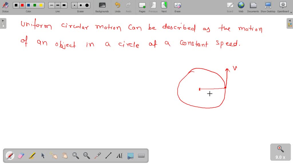 SOLVED Question 11 When an object is moving in a circle at constant