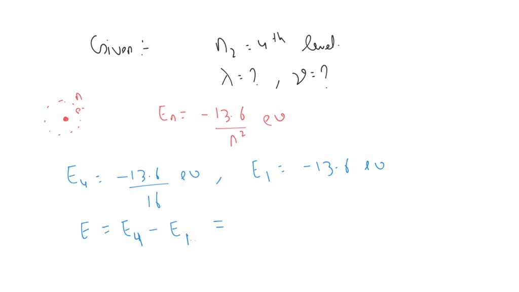 Solved A Hydrogen Atom Initially In The Ground Level Absorbs A Photon