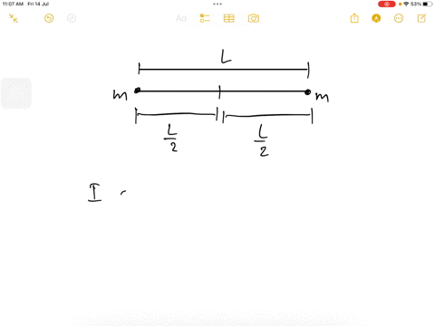 a-uniform-thin-rod-of-mass-m-353-kg-pivots-about-an-axis-through-its-center-and-perpendicular-to-its-length-two-small-bodies_-each-of-mass-m-0269-kg-are-attached-to-the-ends-of-the-rod-what-90486