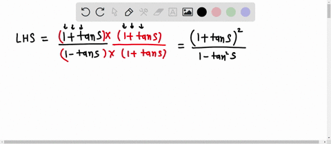 prove-that-the-equations-are-identities-frac1tan-s1-tan-sfracsec-2-s2-tan-s2-sec-2-s-2-71565