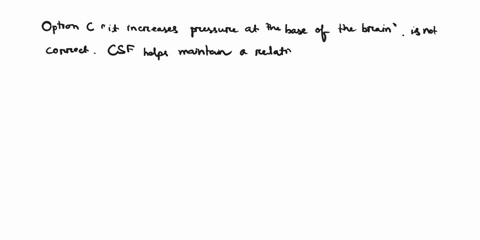what-is-not-the-function-of-cerebrospinal-fluid-ait-cushions-the-brain-bit-protects-the-cns-cit-increases-pressure-at-the-base-of-brain-d-it-fills-the-subarachnoid-space-18209