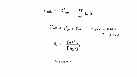 when-the-ag-concentration-is-138-m-the-observed-cell-potential-at-298k-for-an-electrochemical-cell-with-the-following-reaction-is-2530v-what-is-the-al3-concentration-3agaq-als3ags-al3aq-answer-m
