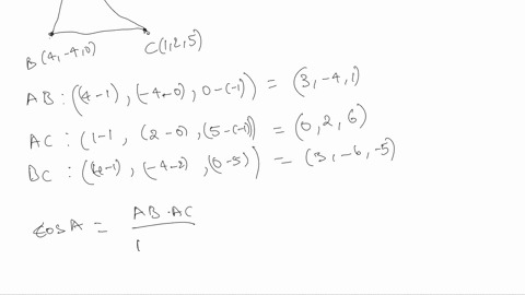 part-a-find-correct-to-the-nearest-degree-the-three-angles-of-the-triangle-with-the-given-vertices-a1-0-1-b4-4-0-c1-2-5-cab-abc-bca-part-b-find-the-direction-cosines-and-direction-angles-of-61611